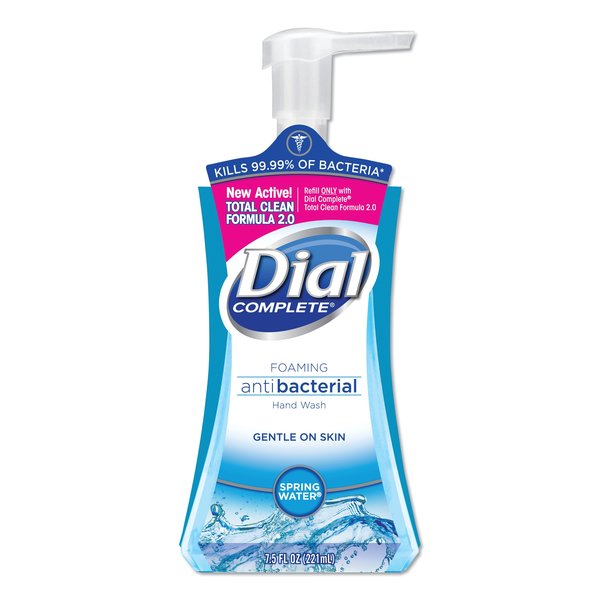 Dial Antibacterial Foaming Hand Wash, Spring Water, 7.5 oz 1700005401
